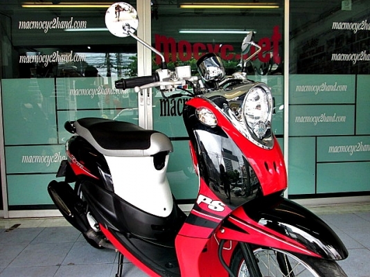 Fino PS สีดำแดง รถเดือน พฤศจิกายน ปี 57 รุ่นขายดี ไมล์ 3 พันโล  แถม 2 รายการ 26900