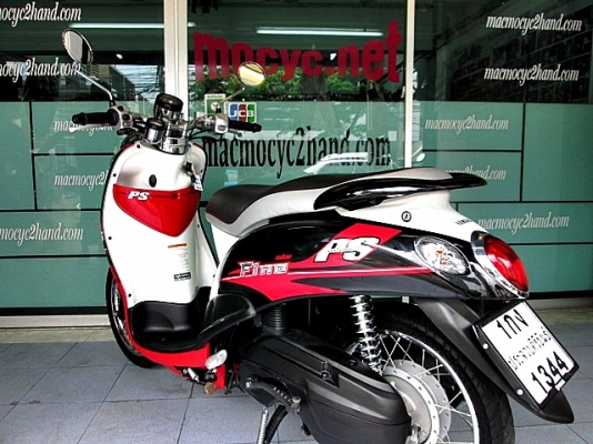 Fino PS สีดำแดง รถเดือน พฤศจิกายน ปี 57 รุ่นขายดี ไมล์ 3 พันโล  แถม 2 รายการ 26900