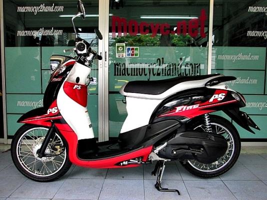 Fino PS สีดำแดง รถเดือน พฤศจิกายน ปี 57 รุ่นขายดี ไมล์ 3 พันโล  แถม 2 รายการ 26900