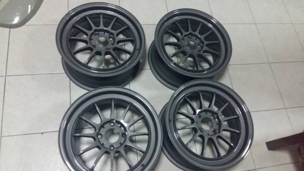 ขายล้อแม็กมือ2 apex wheel racingtek c64 15" สนใจติดต่อเล็กคลองสามครับ 081-3747940