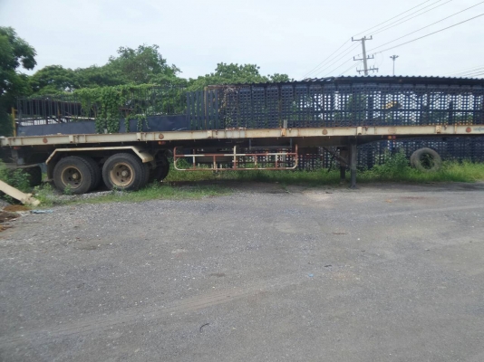 หางพื้นเรียบ RCK ยาว12เมตร มีล็อคตู้ ยางใหม่