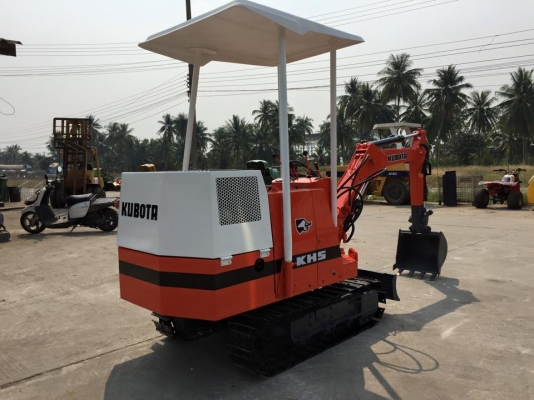 รถขุดเล็ก KUBOTA KH5 (เท่า PC05) ทำสีใหม่ มือสองนำเข้าญี่ปุ่น