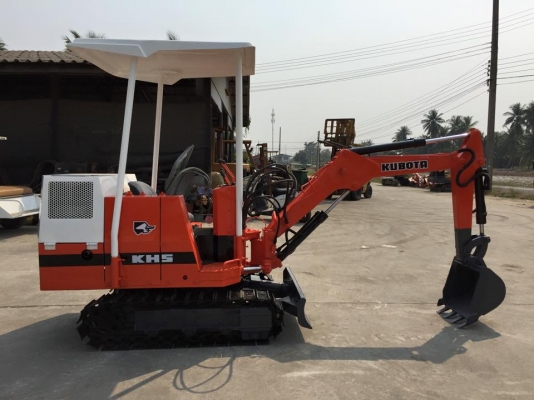รถขุดเล็ก KUBOTA KH5 (เท่า PC05) ทำสีใหม่ มือสองนำเข้าญี่ปุ่น