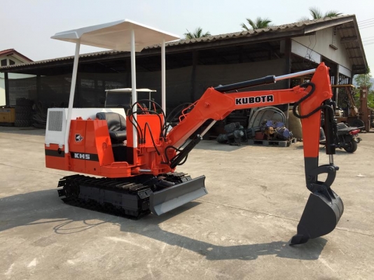 รถขุดเล็ก KUBOTA KH5 (เท่า PC05) ทำสีใหม่ มือสองนำเข้าญี่ปุ่น