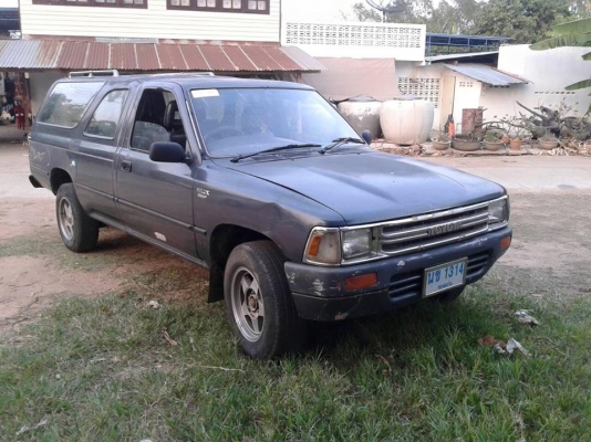 ขายรถยนต์ toyota ไมตี้แวน4ที่นั้ง พ.เพาเวอร์ แอร์เย็น แชชซีสวยเครื่องดี สภาพใช้งานได้เลย เอกสารเล่มทะเบียนพร้อมโอน ช่วงล่างดี ภายในสวย