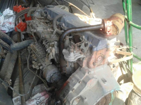 ขายเครื่องยนต์ 6สูบ195 อีซูซุ 6he1 สภาพใช้งานได้ เครื่องดี ขาดไดสตารท์ ปั๊มดี เครื่องแห้ง