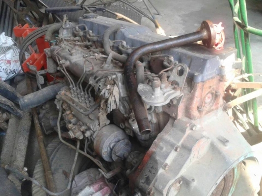ขายเครื่องยนต์ 6สูบ195 อีซูซุ 6he1 สภาพใช้งานได้ เครื่องดี ขาดไดสตารท์ ปั๊มดี เครื่องแห้ง