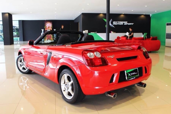 ขาย TOYOTA MR S ไมเนอร์เชน เกียร์ธรรมดา 6 สปีด ตัวสุดท้าย สีแดงเดิมๆ หลังคาผ้าใบสมบูรณ์ ท่อคู่ TTE แท้จากนอก รถดูแลเซอร์วิทย์โดย Extream Motor Sport พร้อมรับประกันหลังการขายเซอร์วิทย์ฟรีทุกกรณี 3 เดือน ราคา 899,000