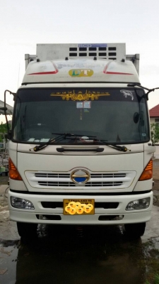็HINO.MEGA.ตู้เย็น-30องศา.ช่วงยาว7,50เมตร.มีลิฟต์ท้าย.