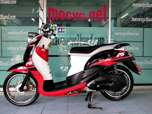 Fino PS สีดำแดง รถเดือน พฤศจิกายน ปี 57 รุ่นขายดี ไมล์ 5 พันโล  แถม 3 รายการ 25900