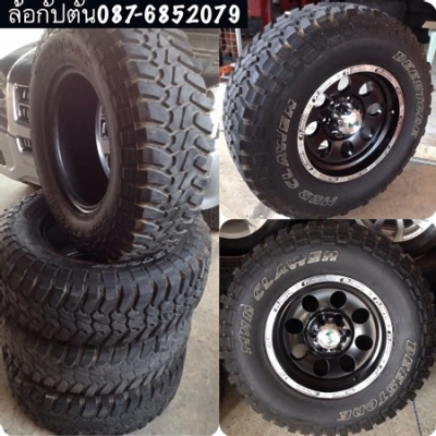 ขายล้อใหม่ ออฟโรด GT Wheel ขอบ16 6รู139 กว้าง8 ออฟ0 พร้อมยาง MUD 265/75/16