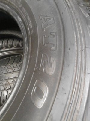 245/70R16 DUNLOP GRANDTREK  AT20       ปี 2013 ชุด 4 เส้น tel.081-427-3941