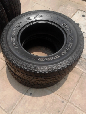 265/70R16 MAXXIS  700 BRAVO A/T ปี 2013 ชุด 4 เส้น tel.081-427-3941