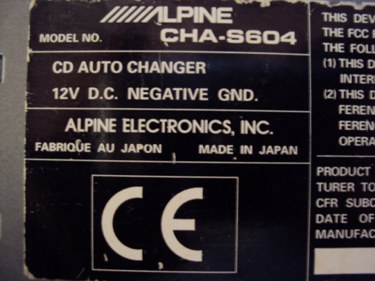 ขาย CD ติดรถยนต์ ALPINE