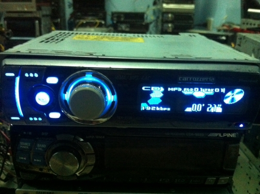 Pioneer DEH-P710 สไลด์ไฟฟ้า กราฟฟิกหน้า MP3 CD AUX 2ปรีเอ้า คุมกล่องCD มือ2 ญี่ปุ่น