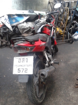 CBR150R เฟรมดำ กุจแจ2ชั้น แม็ก