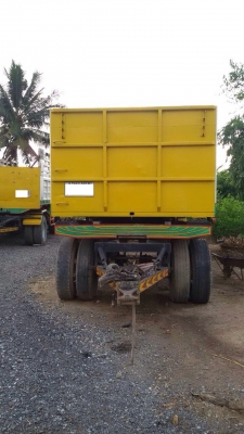 ลูกพ่วง 2 เพลา ดัมพ์ กระบะเหล็ก ปี 04