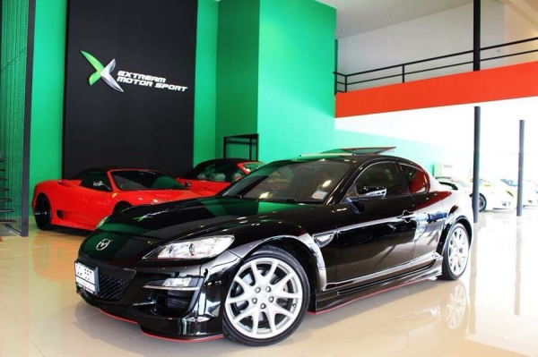 ขาย Mazda RX8 Minor Change ปี 2009 รถออกศูนย์ เกียร์ 6 สปีด ตัว top สุด เกียร์ A/T ภายในเบาะหนังสีแดงปรับไฟฟ้า มีเมโมรี่ เบาะอุ่น ซันลูฟ เครื่องเสียง Bose DVD กล้องถ้อย มัลติฟันชั่นครบ ชุดแต่ง Minor Change แท้รอบคัน สภาพเหมือนใหม่ รับประกันไม่เคยมีชน สภาพ