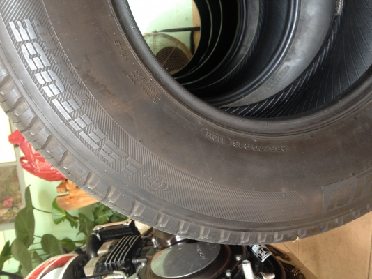 ขายยาง  michelin latitude  ขนาด 265 70 16 ปลายปี 2010 ครับ