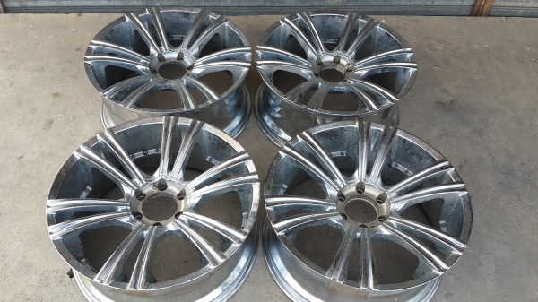 ขอบ 22 โครเมี่ยม 6 รู ครบชุด 4วง