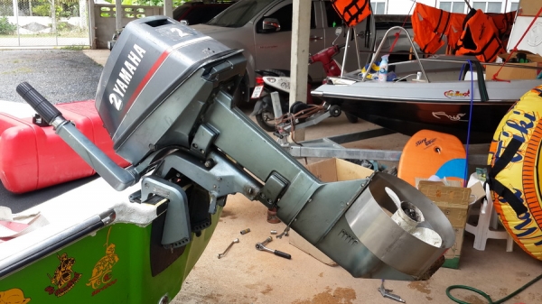 ขายเครื่องyamaha 8แรง หางสั้น 17'