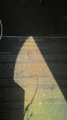 เครื่องปั๊มลมแบบลูกสูบ LE ROI อเมริกา