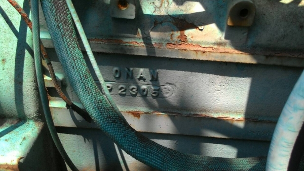 เครื่องปั่นไฟ ONAN 15.6 kva พร้อมล้อลาก