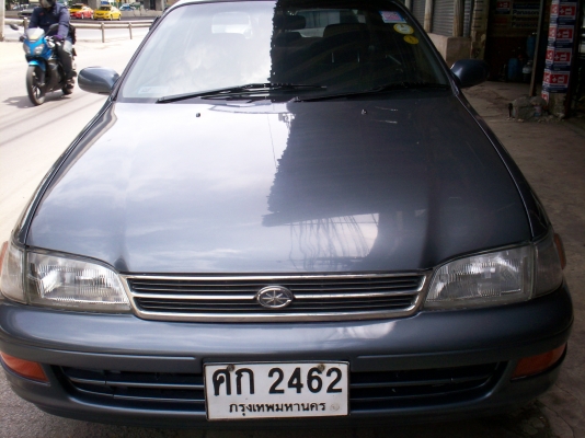 รถโตโยต้า โคโรน่า ปี99 สีเทา เกียร์ออโต้ ST190 ประกอบนอก เดิมเป็นรถสถานฑูต  สภาพสวย เครื่อง4S-FE  1800 CC. ไม่เคยชนหนัก ติดแก๊สLPG มัลติวาล์ว ระบบไฟฟ้าทั้งคัน ไม่จมน้ำ ไม่ใช่แท๊กซี่เก่า  รถอยู่แถวดอนเมืองครับ   0890671028ID LINE a