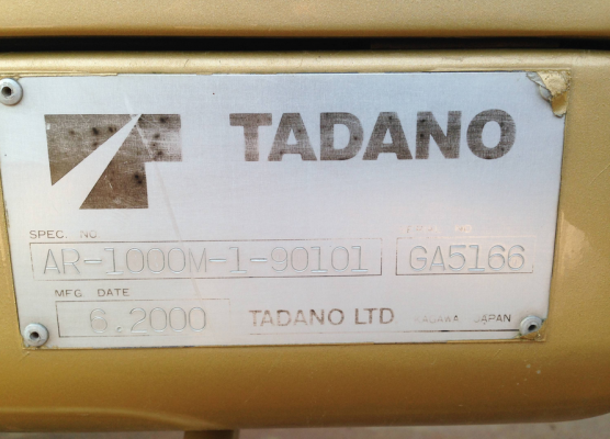 ขาย TADANO AR1000M