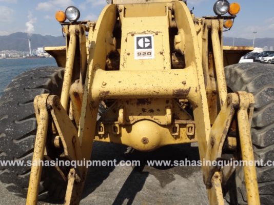 รถตัก ยี่ห้อ CAT รุ่น 920 S/N 75J4657 นำเข้า ไม่เคยใช้งานในไทย บจก.สหสินอีควิปเม้นท์ โทร.081-5851880, 02-5168100-1 www.sahasinequipment.com