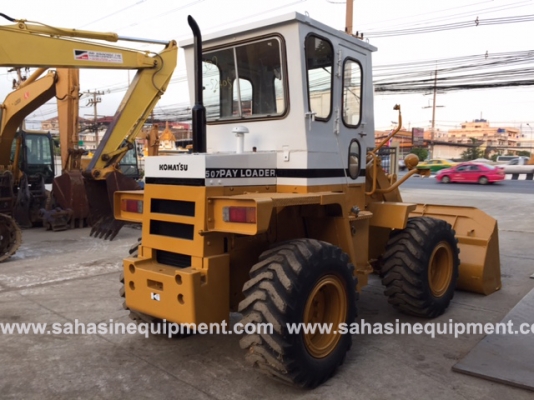 รถตัก ยี่ห้อ KOMATSU รุ่น 507 S/N 524XX นำเข้า สภาพดี บจก.สหสินอีควิปเม้นท์ โทร.081-5851880, 02-5168100-1 www.sahasinequipment.com รถตัก ยี่ห้อ KOMATSU รุ่น 507 S/N 524XX นำเข้า สภาพดี บจก.สหสินอีควิปเม้นท์ โทร.081-5851880, 02-5168100-1 www.sahasinequipment.com