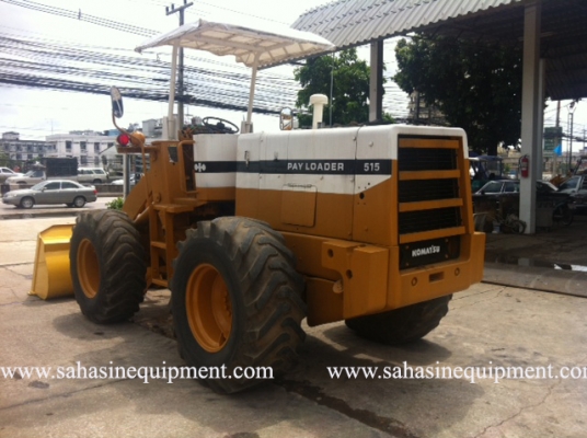 รถตัก ยี่ห้อ KOMATSU รุ่น 515 S/N 107XX นำเข้า ไม่เคยใช้งานในไทย บจก.สหสินอีควิปเม้นท์ โทร.081-5851880, 02-5168100-1 www.sahasinequipment.com