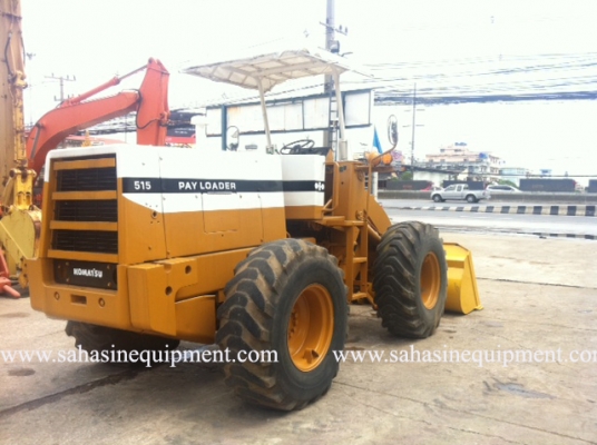รถตัก ยี่ห้อ KOMATSU รุ่น 515 S/N 107XX นำเข้า ไม่เคยใช้งานในไทย บจก.สหสินอีควิปเม้นท์ โทร.081-5851880, 02-5168100-1 www.sahasinequipment.com