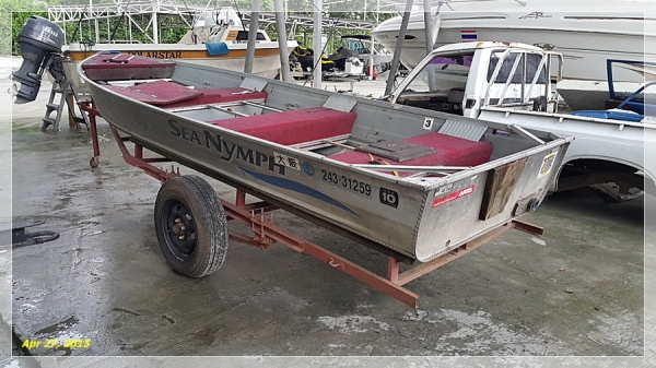 ขายเรืออลู 420+Trailer ราคา 42,000 บาท