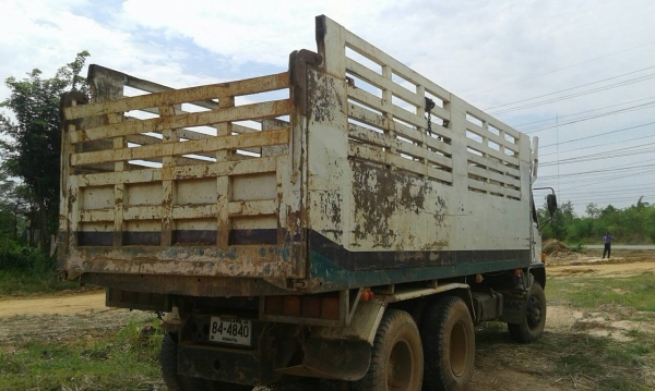 รถ10ล้อ 2เพลาดั้ม อิซูชุล๊อคกี้เกียร์ฟูนเลอร์175 ทิฟฟี่พาวเวอร์ ช่วงล้างใหญ่