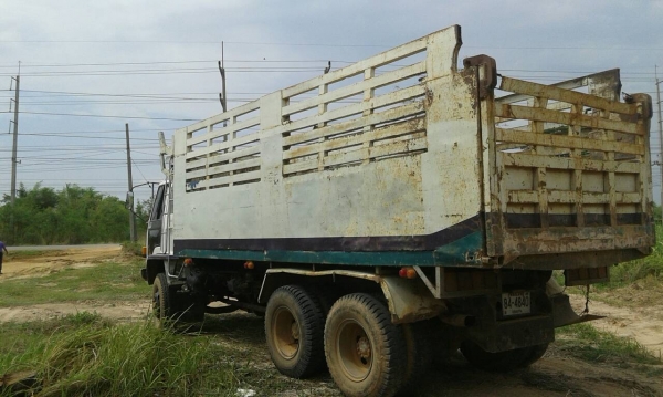 รถ10ล้อ 2เพลาดั้ม อิซูชุล๊อคกี้เกียร์ฟูนเลอร์175 ทิฟฟี่พาวเวอร์ ช่วงล้างใหญ่