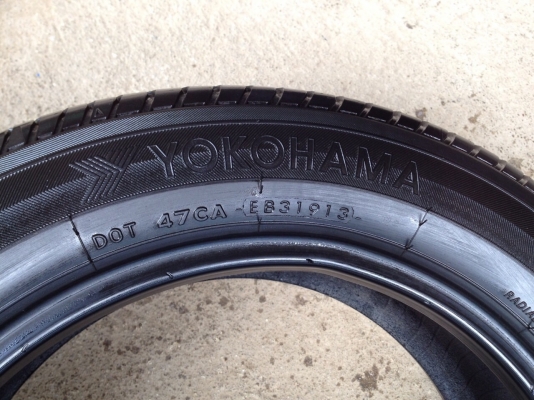 ยางYOKOHAMA 185 60R15ปี2013ถูกคุ้มๆ