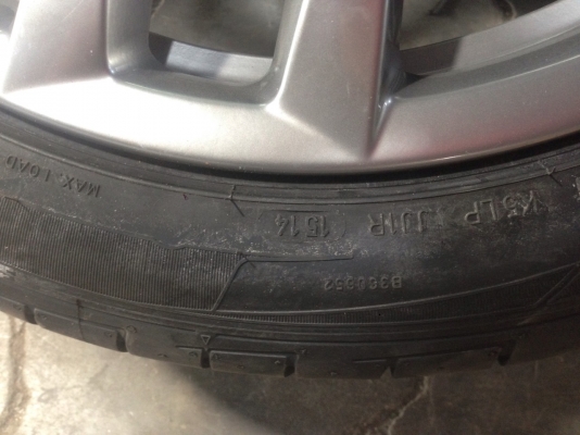 ล้อแม็ก M + ยาง DUNLOP R 20 ทั้งชุด