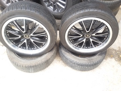 ขายล้อ Kranze Sportขอบ17 4รู100 7.5 ET42 พร้อมยาง 4 ล้อ