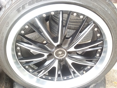 ขายล้อ Kranze Sportขอบ17 4รู100 7.5 ET42 พร้อมยาง 4 ล้อ