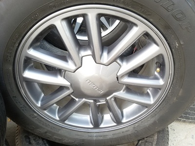 ขายล้อแม็กISUZU All New ขอบ16สีกัล ยาง215/65/16 ปี13 4 ล้อ