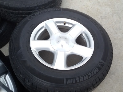 ขายล้อแม็กISUZU V Crossขอบ17ยางMICHERLINE ปี12 4 ล้อ