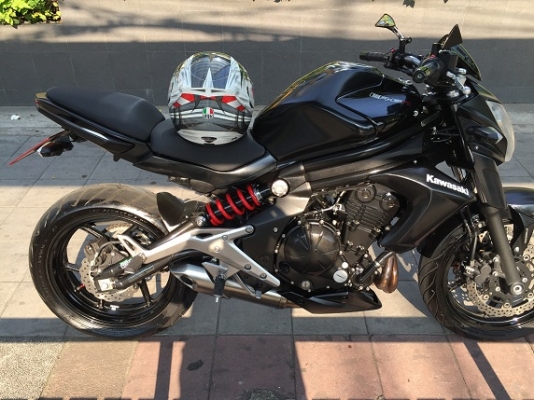 ขายดาวน์ Kawasaki Er6n 2013 ABS สีดำ วิ่ง 5,xxx กม. ไม่ล้มหรือชน เจ้าของขายเอง