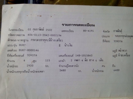 ไดน่า 115แรงBU87. เครื่องดีแชชซีสวย ภาษีเต็มพร้อมใช้สภาพเดิมๆครับ