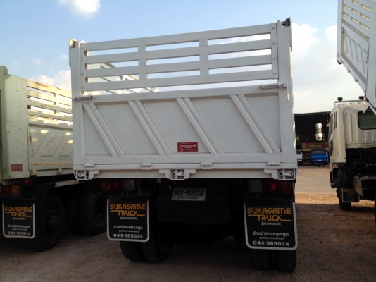 ขาย HINO PROFIA เครื่อง P11C 320 แรงม้าระบบน้ำมัน กระบะดั้มพ์ดิน ยาว 6 เมตร กว้าง 2.50 เมตร สูง 1.50 เมตร ใหม่ทั้งคัน พร้อมทะเบียน