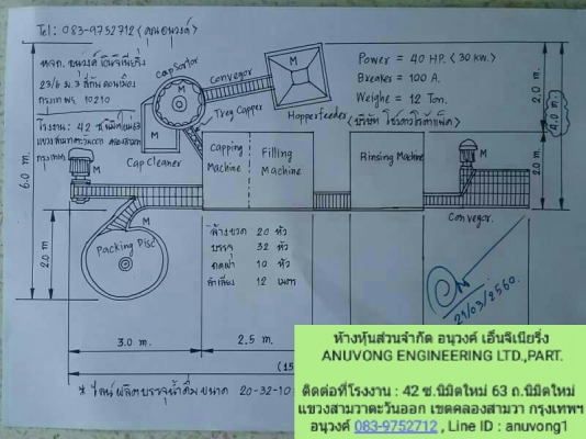เครื่องบรรจุน้ำดื่ม ล้างขวด ปิดฝา ระบบโรตารี โชว์ดาว โรต้าแพ็ค กำลังการผลิต 6 ล้านขวด/เดือน จำนวน 1 ไลน์ผลิต เครื่องจักรพร้อมใช้งาน