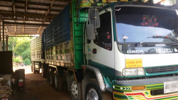 ขายรถพ่วง 20 ล้อ แม่-ลูก กระบะเหล็กคอกเกษตรดั้ม ISUZU 270 ปี.47 รถสวย ราคา.1900000 ต่อรอง