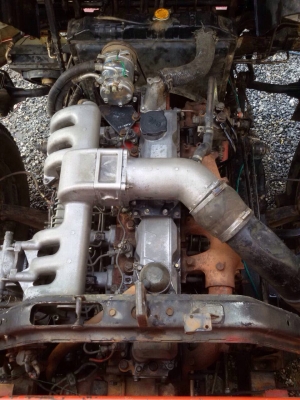 ขายรถบรรทุกสิบล้อเทเลอร์รถเกี่ยว HINO 1M เครื่องเดิม 220 แรง 2 เพลา ปี 37 รถเดิมๆ พร้อมใช้