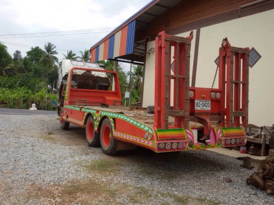 ขายรถบรรทุกสิบล้อเทเลอร์รถเกี่ยว HINO 1M เครื่องเดิม 220 แรง 2 เพลา ปี 37 รถเดิมๆ พร้อมใช้