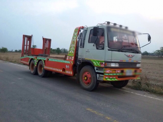 ขายรถบรรทุกสิบล้อเทเลอร์รถเกี่ยว HINO 1M เครื่องเดิม 220 แรง 2 เพลา ปี 37 รถเดิมๆ พร้อมใช้